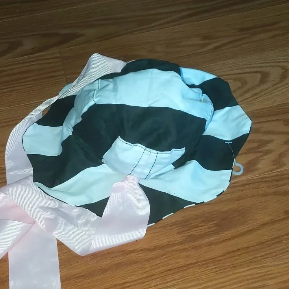 Mud Pie Perfectly Princess Reversible Sunhat 0-12m NWT